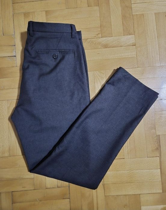 Costum Bărbați Calvin Klein, 100% Lână Pură, Italian, Mar. 44/34 (S-M)