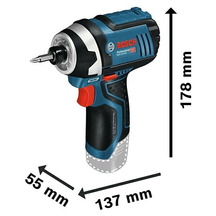 Гайковёрт ударный аккумуляторный BOSCH GDR 12V-105 Professional