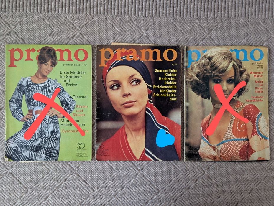 Стари винтидж списания Pramo от периода 1966-1983