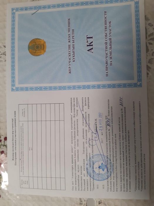 Участки Бельбулак