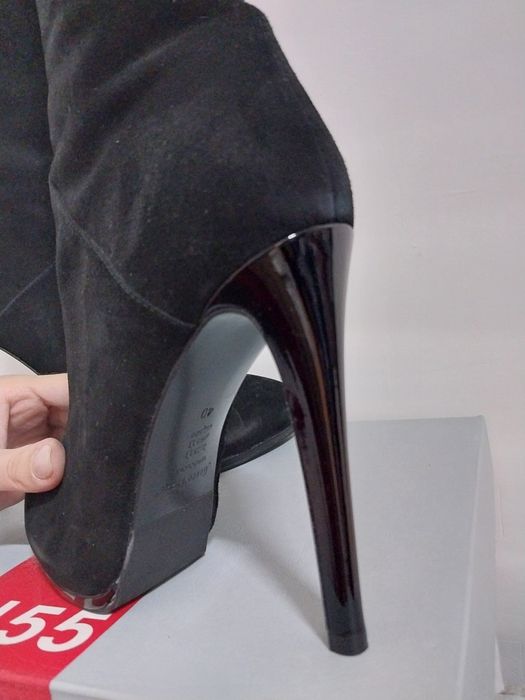 Для любителей замш и набук. Батфорты для высоких девушек