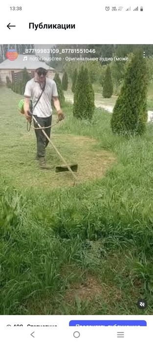 Шоп ору газон егу.