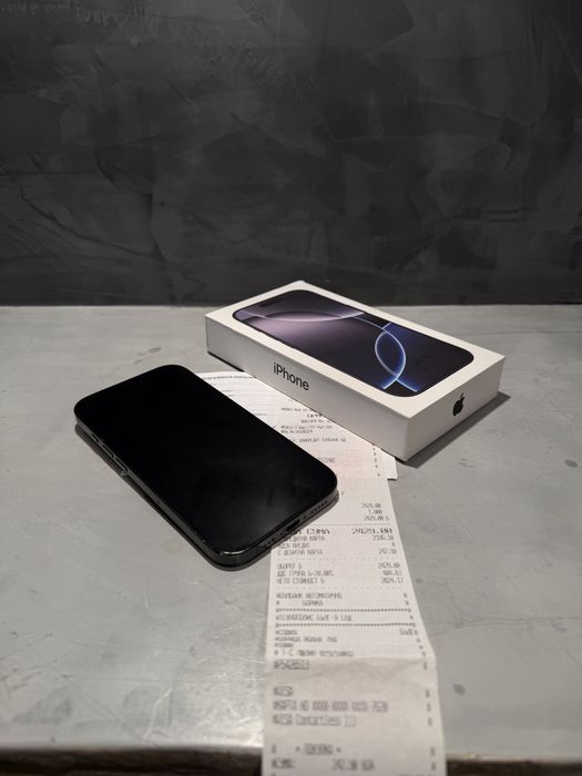 КАТО НОВ Iphone 16 Pro Black Titanium + гаранция