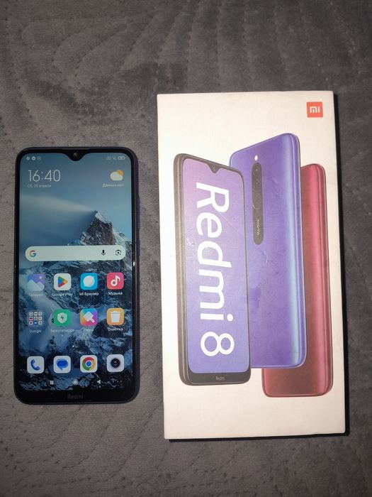 Телефон Редми 8 на запчасти за 10 000 тенге.