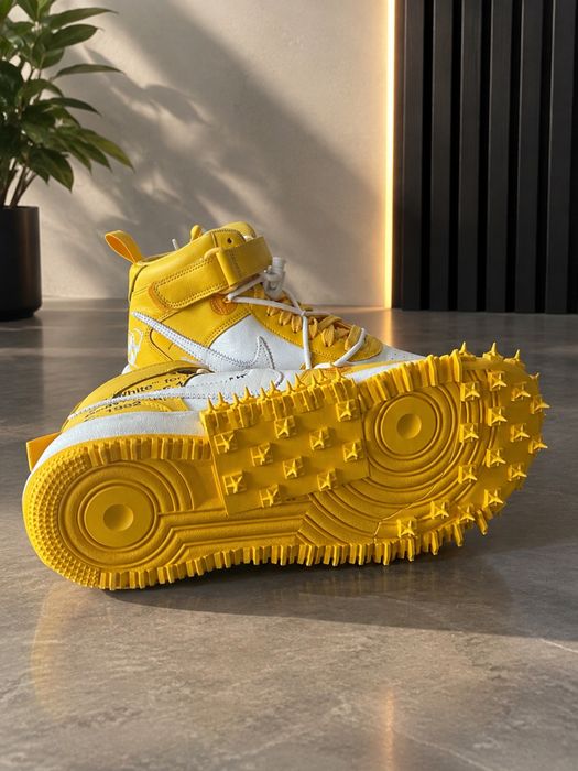 Nike AirForce 1 x Off-White Yellow 44,5 Noi
