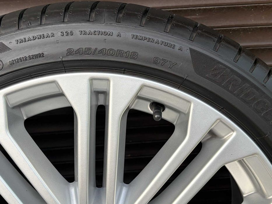 Jante Audi R18 anvelope vara 245/40/18 dot 3824 Bridgestone