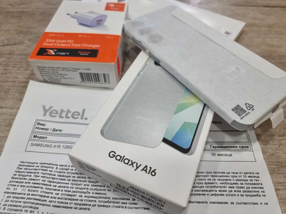 НОВ!  Samsung Galaxy A16 128GB 4GB RAM