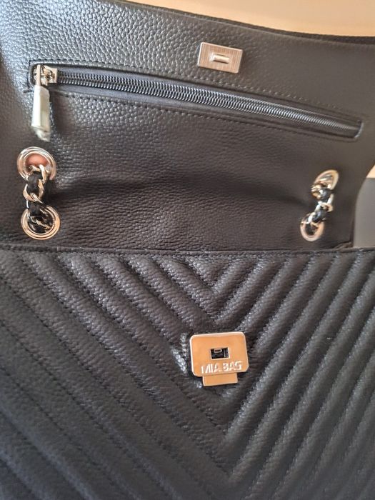 Дамски чанта естествена кожа Mia Bag