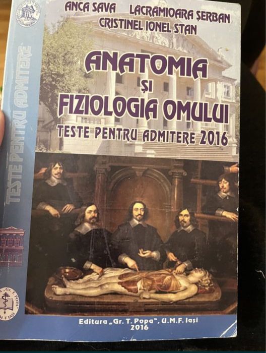 Carte grile admitere medicină BIOLOGIE Iași 2016