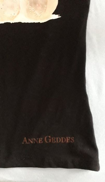 Tricou negru Anne Geddes mărimea S