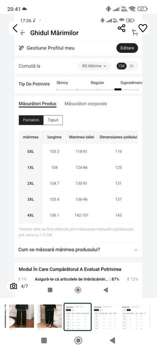 Vând compleu. dama xxl
