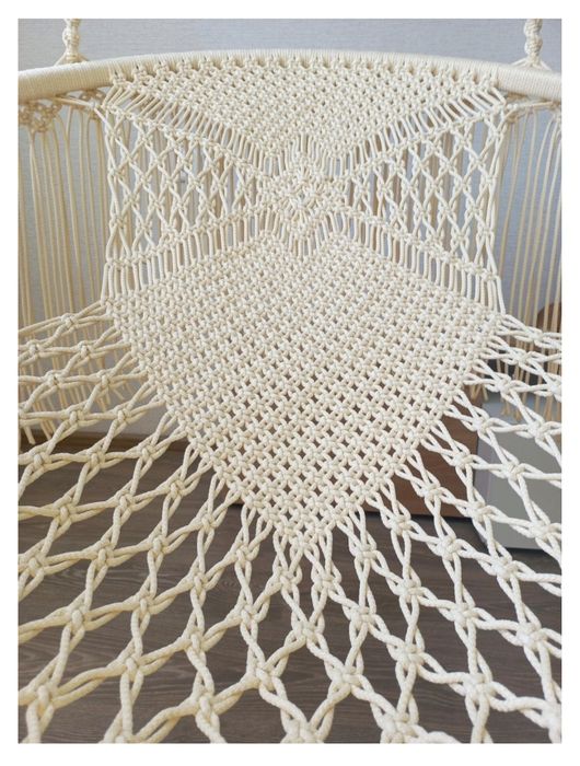 Подвесное кресло в стиле бохо/ кресло-гамак.