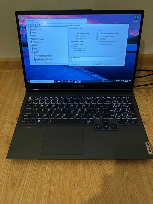 Laptop Lenovo Legion 5 15ARH05 Ryzen 5,16gb ram ssd 256 video1650 4gb