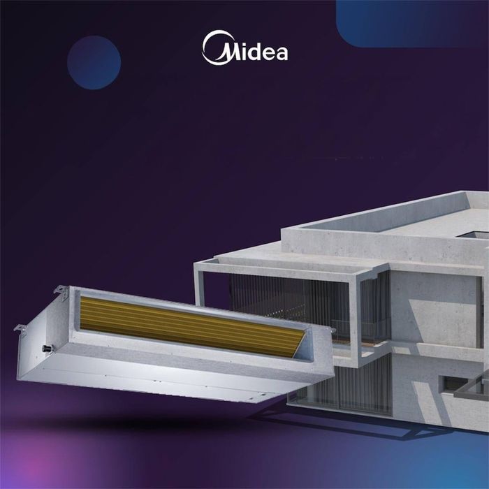 Midea chiller sovitish va isitish tizimi uchun binolar