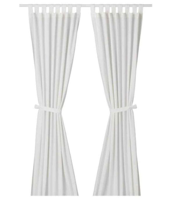 завеси 2бр 140x250cm бяло