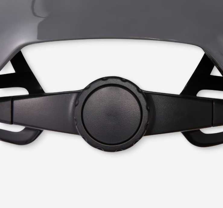 Каска за ролери, скейтборд, тротинетка MF500, ТЪМНОСИВА