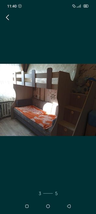 Продам срочно кровать + диван