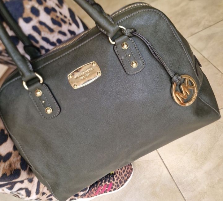 Michael Kors Cindy дамска зелена чанта