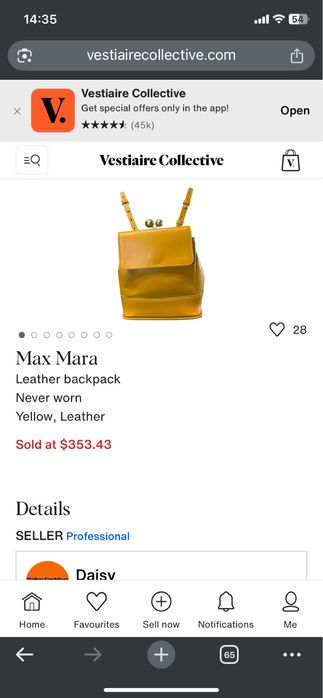 Чанта Max Mara раница