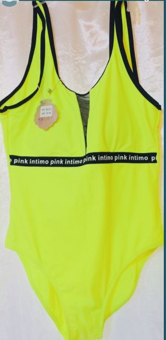 Costum de baie verde neon