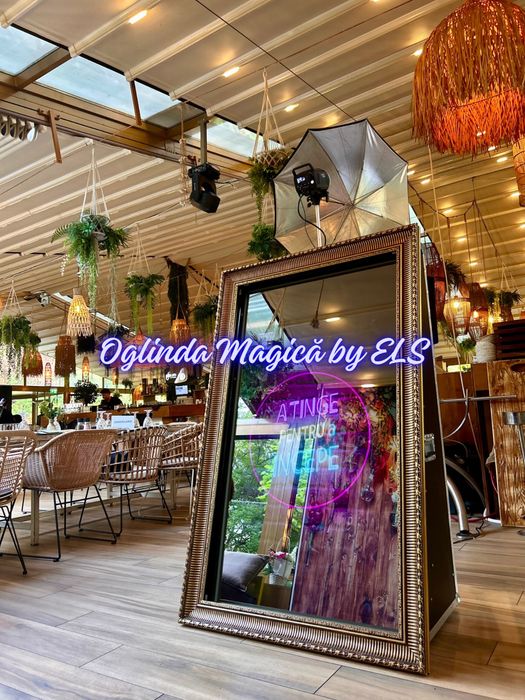 Cabina Foto Oglinda Magica Fum Greu Tort Shoturi Baloane Fum Artificii