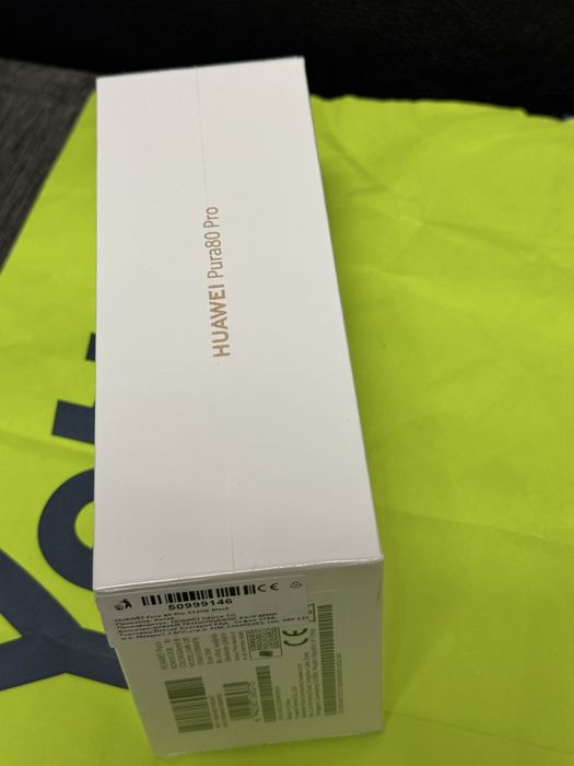 ЗАПЕЧАТАН 512GB Huawei Pura 80 Pro Гаранция Yettel 2029 Black Черен