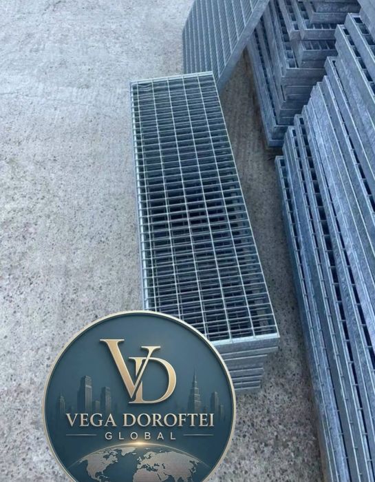 Grătare trepte zincate