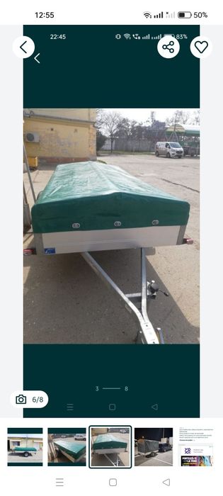 Remorca auto 750kg Humbaur Profesionala