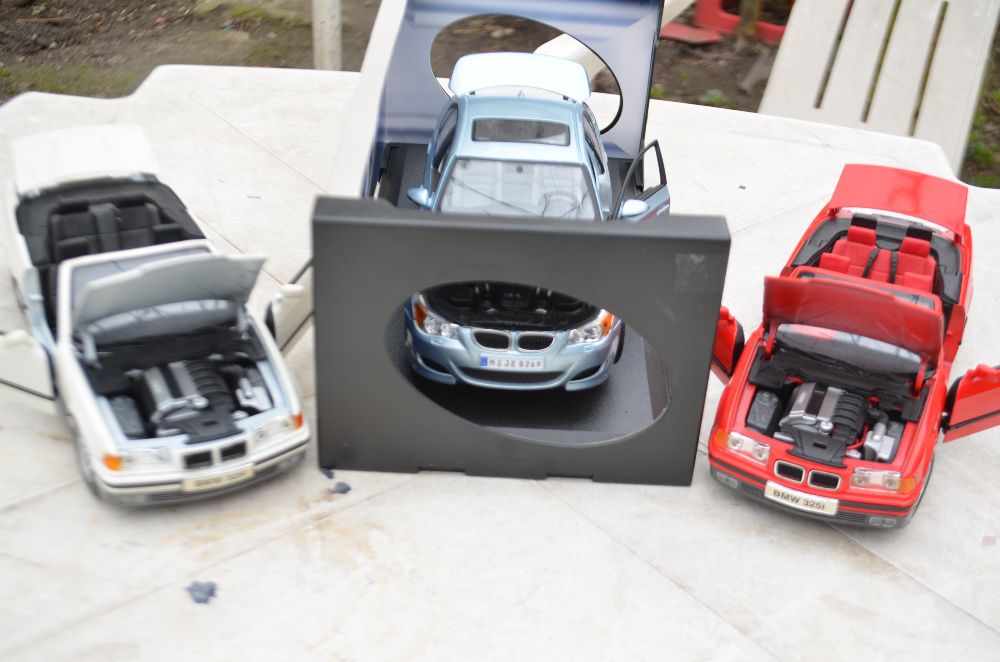 MACHETE auto BMW 1:18 E36 325i Cabrio M5 Cabrio, Maisto
