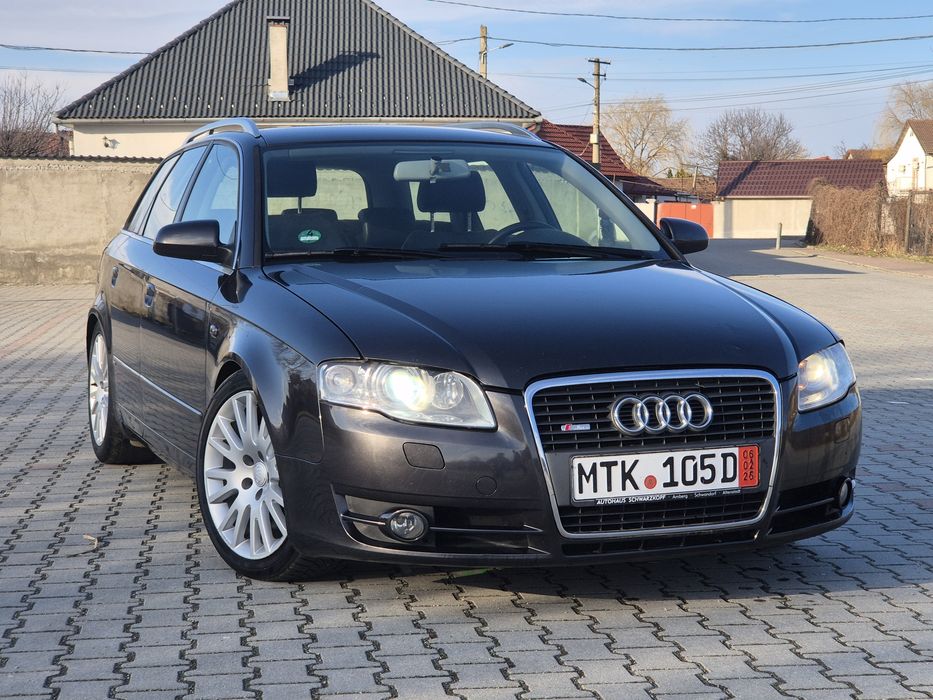 Audi A4 B7 S-line 2.0 Diesel 170 cp /BRD//Bi-xenon//Navi//Alcantara
