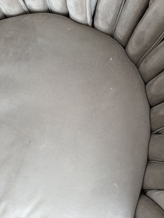 Scaun de birou VOTANA, Catifea, Baza aurie, Latte