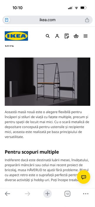 Birou / masa de lucru IKEA HÅVERUD