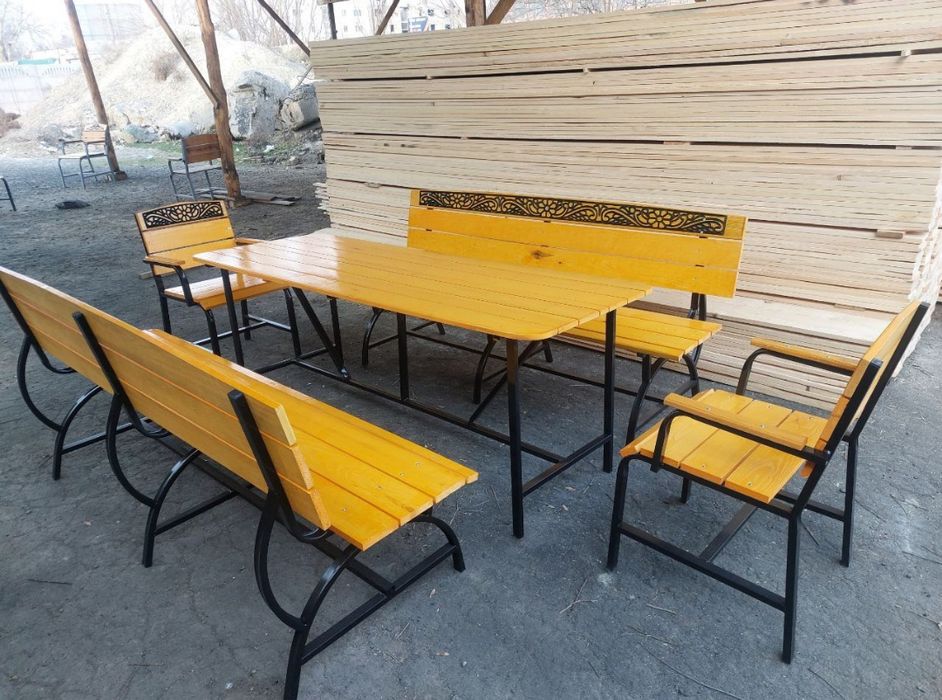 Дачный стол стул Дала ховли учун стол стул