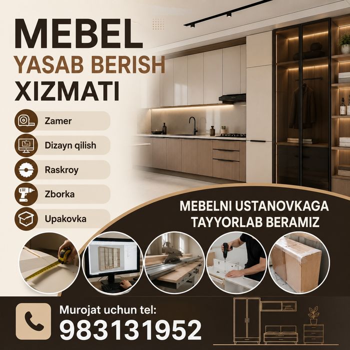 Mebel Yasab berish xizmati