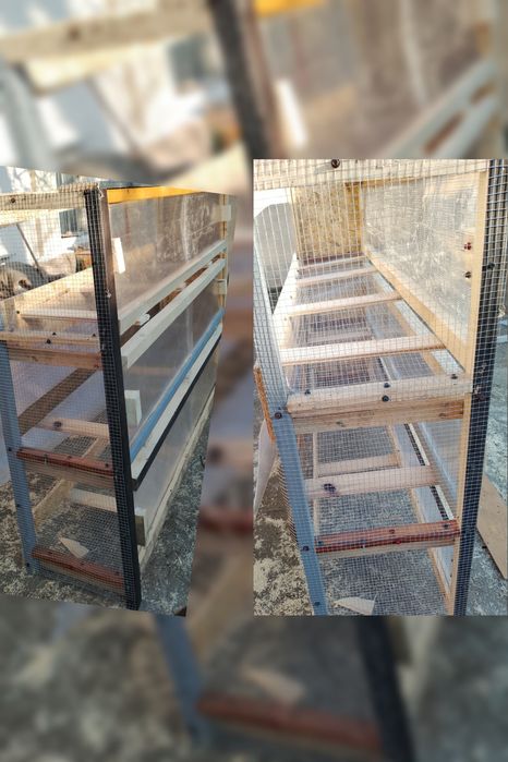 Realizez cuști/maternități pui/prepelițe