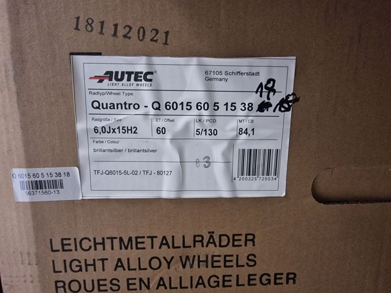 15цола 5x130 Sprinter Crafter 5x130