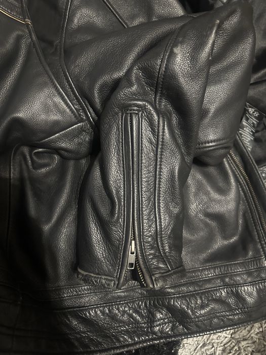 Jacket Biker Leather Harley Davidson 4XL