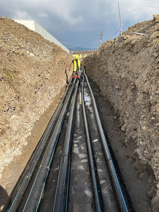 Executam Sudura PEHD cap la cap si electrofuziune