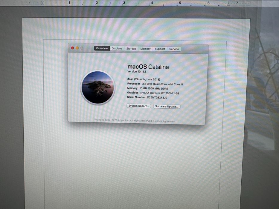 Vând IMac 27 inch, versiunea late 2013
