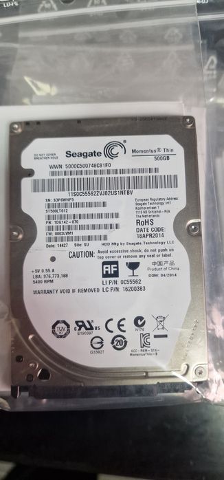 HDD Laptop 2.5" 500GB-750GB