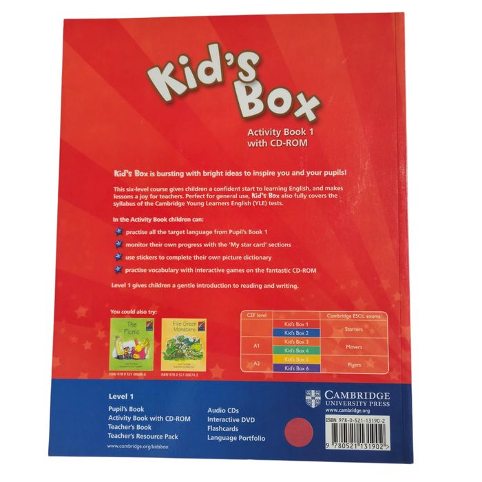 Kid's Box 1 Activity Book, caiet de lucru, limba engleză pentru copii