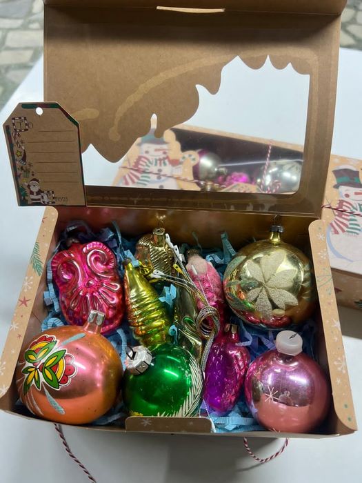 Ёлочные игрушки из детства СССР, винтаж