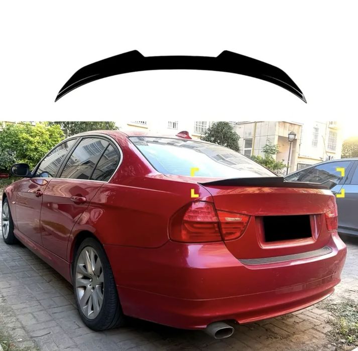 Eleron spoiler portbagaj bmw e90 carbon si negru style PSM M4