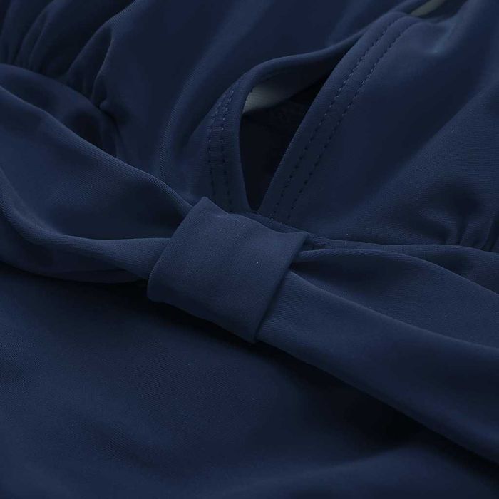 НОВО! Прекрасен цял бански костюм в тъмносиньо