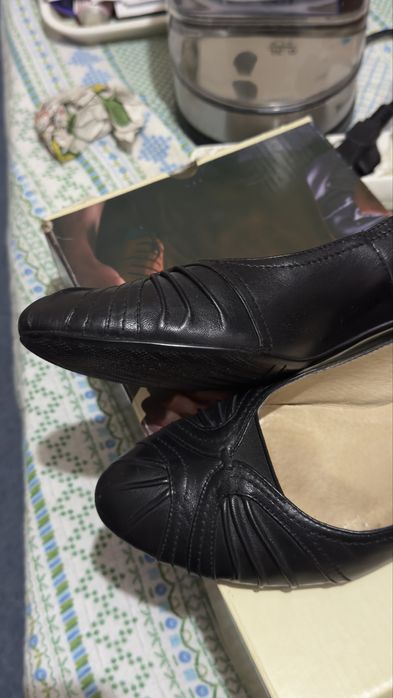 Туфли черные натуральная кожа