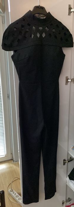 Черен официален гащеризон