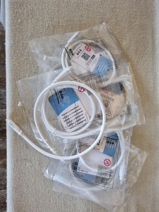 Pachet 10 buc Cabluri Audio Optic Digital "Kabel Direkt" 0,6 m. Noi
