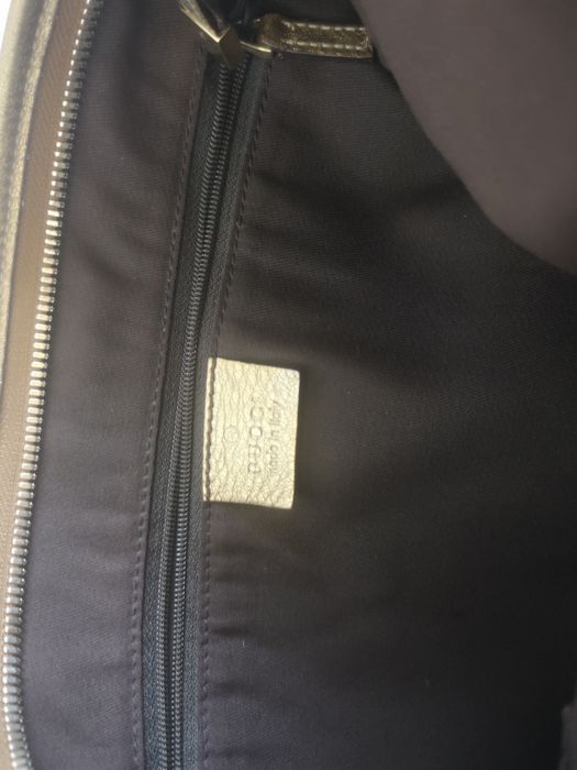 Gucci, чанта естествена кожа и текстил