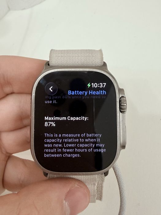 Apple Watch Ultra 49 мм (Titanium, Alpine Loop M)