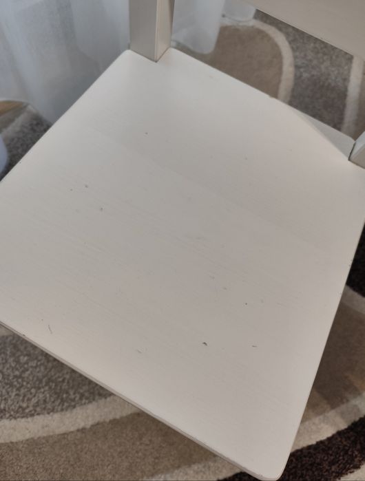 Birou și scaun alb pentru copii (3-6 ani)